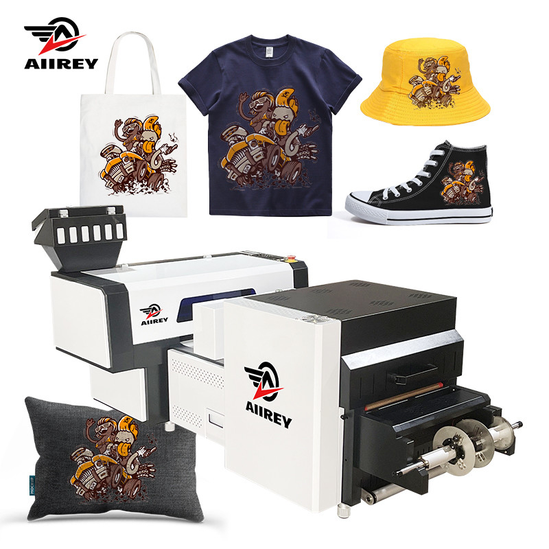 Machine de With Spill Powder d'imprimante de la couleur 40CM A2 DTF de CMYK +W