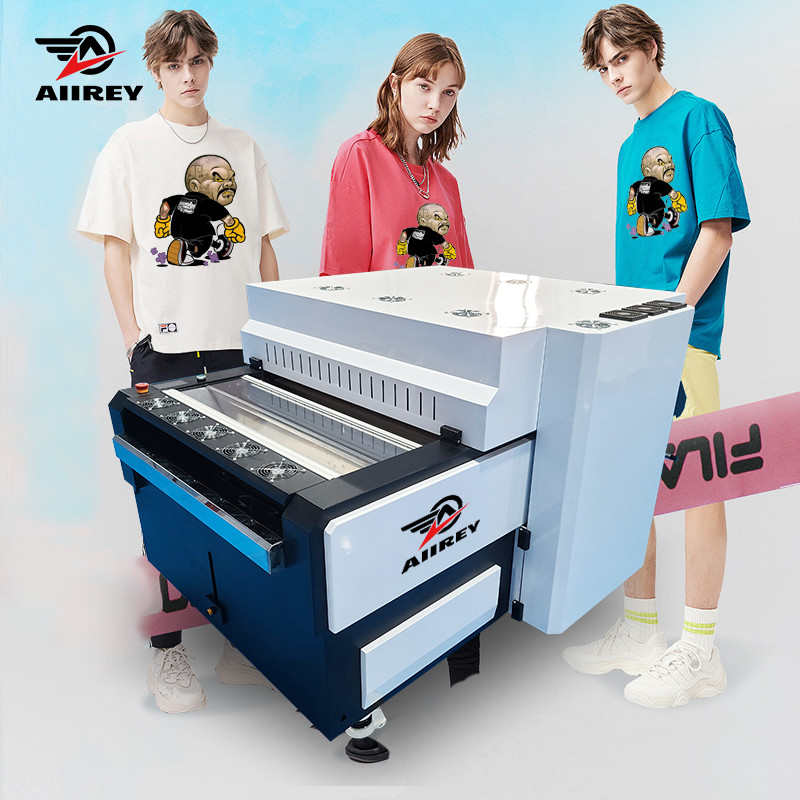 DTF machine à mélanger la poudre avec tout en un purificateur de fumée trois étapes chauffage 2kw Puissance 20-28.C Temp