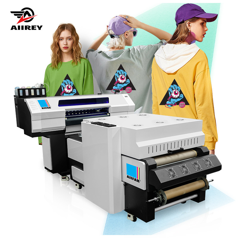 Machine d'impression DFT à chauffage à trois étages, moyenne et arrière couleur CMYK