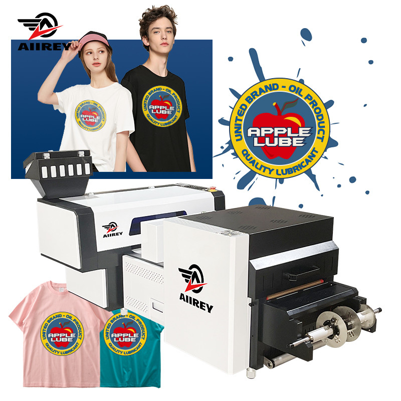 Machine d'impression DTF de taille maximale de 450 mm avec purificateur de fumée intégré tout en un