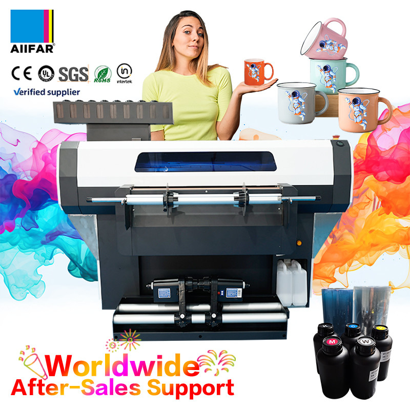 Imprimante UV automatique Dtf Imprimante UV numérique pour les restaurants Impression d'autocollants cristallins