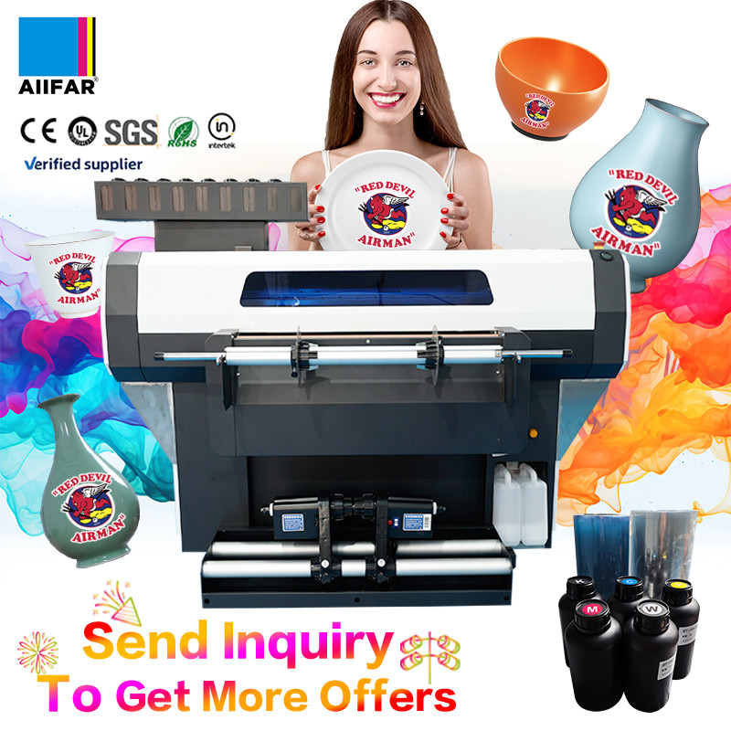 Imprimante DTF UV pour la production d'autocollants Imprimante à cristaux UV de qualité industrielle